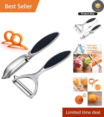 Rustproof, Dishwasher Safe Y Shape Peeler Set - Ideal for Fruits and Vegetables