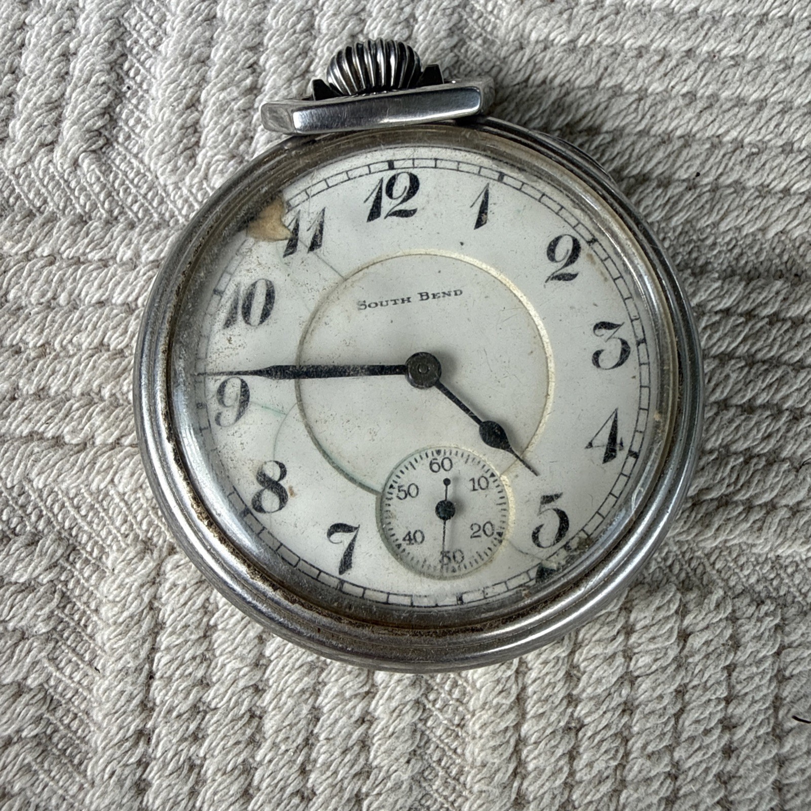 1918 South Bend 217 16s 17j Lever-Set Pocket Watch - Parts/Repair