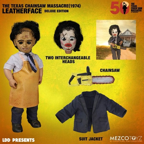 The Texas Chainsaw Massacre (1974) Living Dead Dolls Doll Leatherface Deluxe - Afbeelding 7 van 7