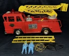 Vintage MARX Fire Truck Big Alarm Engine Great Condition 23"L X 12"H X 9"W