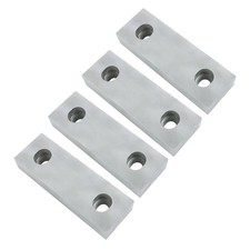 4 Pack For 6" Vises 6"  2"  1" Reversible Aluminum Soft Jaws Vise Jaws