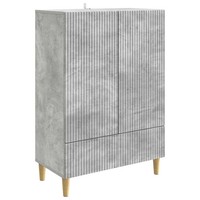 Sideboard Betongrau Holzwerkstoff 66 Cm X 34,5 Cm X 95 Cm Kommode