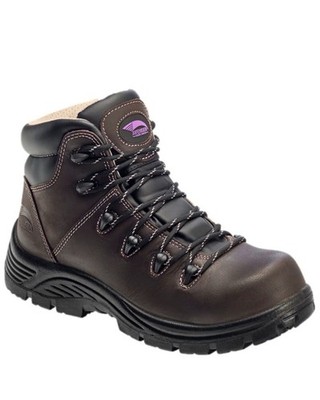 Framer, Women's 6-Inch Work Boot Size 8.5 M Leather, 5 in Height, Brown Avenger