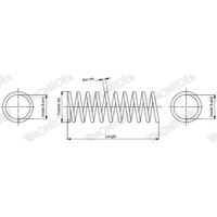 Monroe Springs Fahrwerksfeder Hinten Passend FüR Hyundai Sonata | SP2523