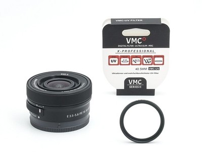 Sony SEL 16-50mm 3.5-5.6 OSS PZ II schwarz + VMC UV 40,5mm