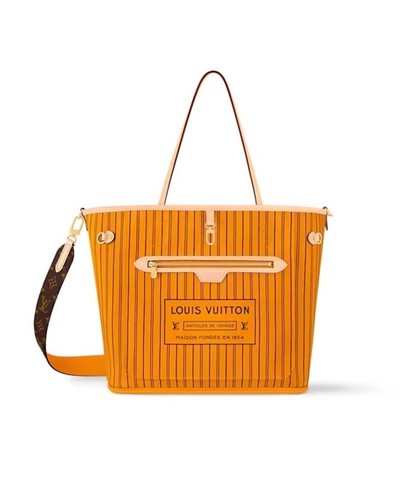 Louis Vuitton Neverfull Bandoulière Inside Out MM - Limited Edition Orange