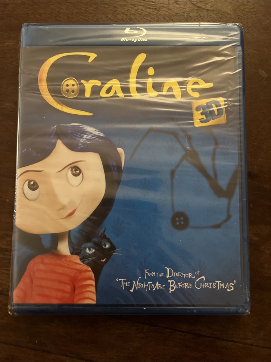 Coraline (Blu-ray/DVD, 2011, 2-Disc Set, Canadian 3D) for sale