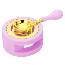 Wax Seal Warmer with Melting Spoon,for Wax Sealing Stamp Purple,1.46 x2.95" 
