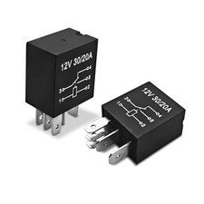 5 Pin 12V 30A Relay, AC Relay, Power Relays Assembly Starter 2PCS 5 Pin-12V