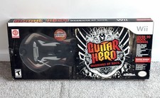 Nintendo Wii Guitar Hero Warriors of Rock Bundle Game Strap Controller NEW