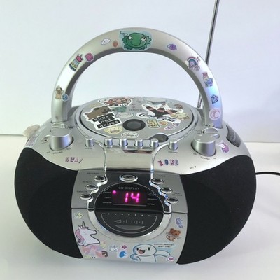 Durabrand Portable CD Player Cassette AM/FM Radio CD-203 Boombox ...