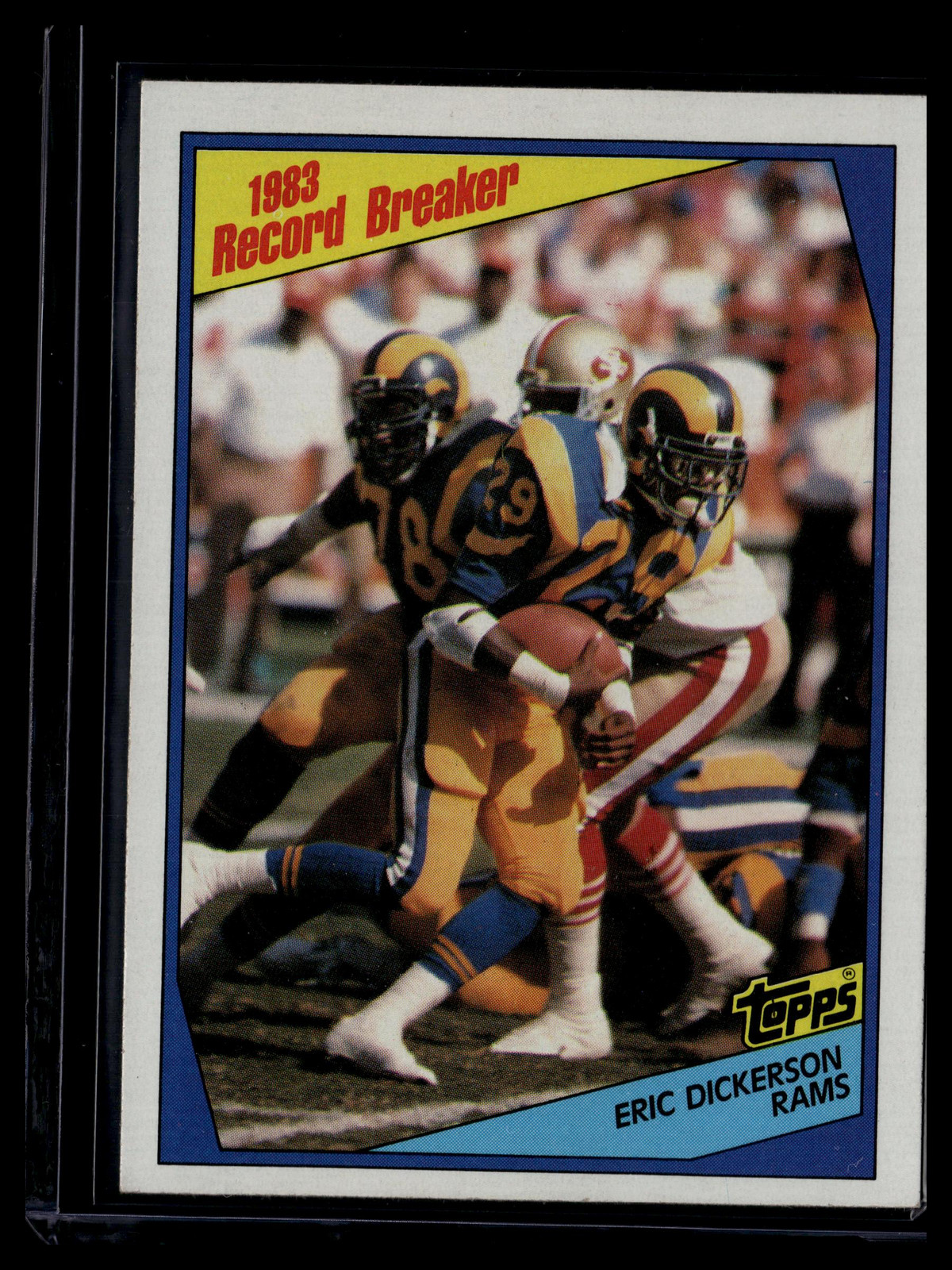 1984 Topps #1 Eric Dickerson RB Rams HOF