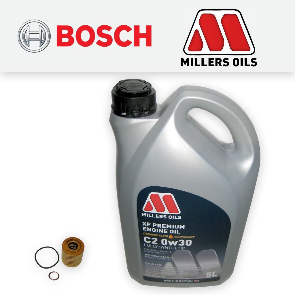 SERVICE KIT for CITROEN C4 PICASSO 1.6 VTI THP OIL FILTER +OIL (2008-2013)