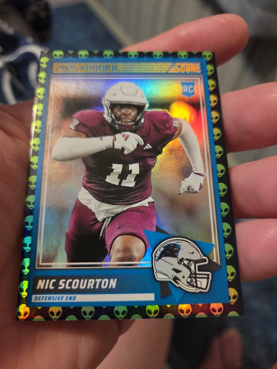 2025 Score Football Nic Scourton (RC) Extraterrestrial Aliens SSP