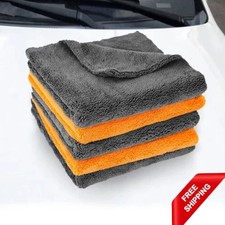 Car Wash Microfiber Drying Towel Water Drying Towel Dark Gray 40 x 40"
