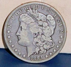 1884-P Morgan Silver Dollar Circulated