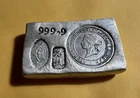 Vintage Hong Kong Shanghai Specie Office 5.63 Oz Silver Bar