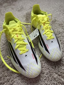 Adidas F50 Pro TF Turf Soccer Cleats Solar Yellow Black Men Size 9.5