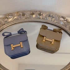 Mini Champagne Gold Crossbody Charm | Magnetic Gold Clasp