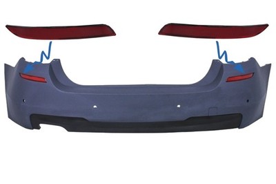 Reflektor hintere Stoßstange für BMW 5er F10 11+ M-tech Design