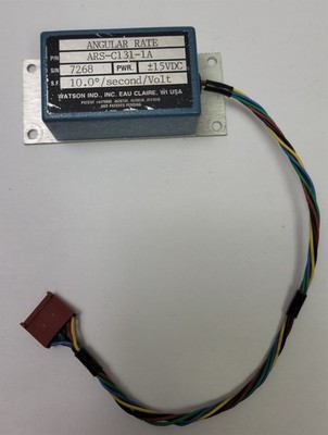 Watson Ind. ARS-C131-1A Angular Rate Gyro Sensor, ±15 VDC , 10.0°/second/volt