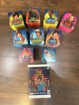 McDonald's Stranger Things Collectibles Complete Set (1-10) 2026