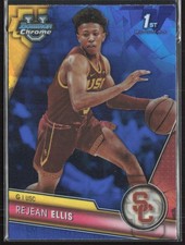 2023-24 Bowman University Chrome Sapphire #29 Rejean Ellis USC Trojans (A3)