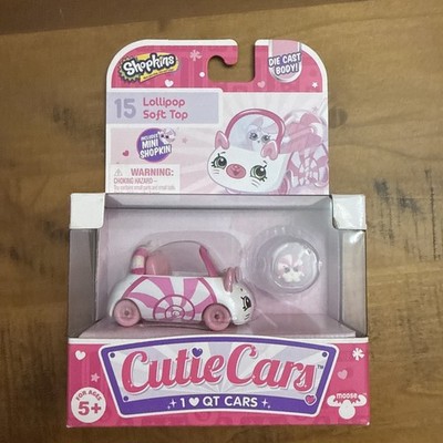 Shopkins Cutie Cars Lollipop Soft Top 15 Series 1 Die Cast Brand New RETIRED