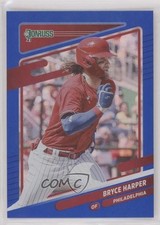 2021 Panini Donruss Variation Holo Blue Bryce Harper (Running) #173 04br