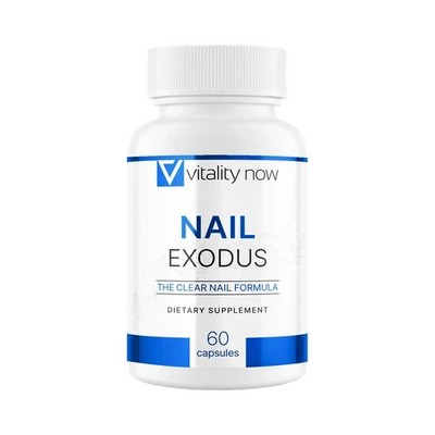 Nail Exodus Capsules - Clear Nail Formula & Nail Health Support - 60 Caps