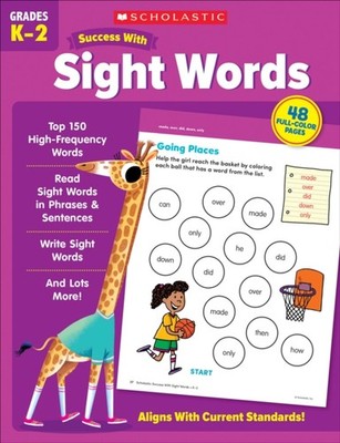 Scholastic Success with Sight Words Workbook PAPERBACK 9781338798685