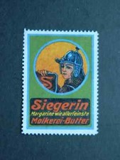 Vignette Margarine Beurre laitier Siegerin Entreprise A.L. Mohr Altona-Berenfeld