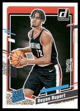 2023-24 Donruss Rayan Rupert 218 RC Portland Trail Blazers