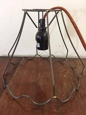 Primitive/Industrial/Rustic Welded Wire Pendant Light Hanging Lamp