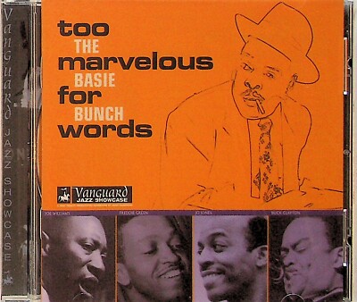 The Count Basie Bunch -Too Marvelous For Words CD -NEW -ACE (Freddie Green) 