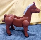 Vintage Fisher Price Little People Playmates 5" Horse 1970s Farm Animal Barnyard