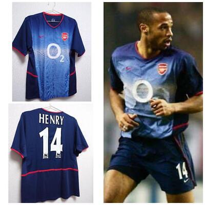Thierry Henri Arsenal Nike Soccer Jersey Kit 02/03 Size M Thierry Henri Arsenal Nike Soccer Jersey Kit 02/03 Size M