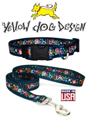 yellow dog design leash