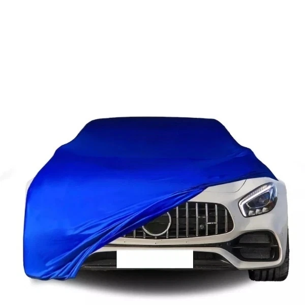 For Mercedes-Benz Blue Car Cover Class Soft Dust Proof Windproof Combing Car Foto 2 de 4