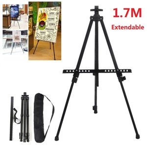 2pcs Artist Folding Painting Easel Stand Adjustable Tripod Fixing Bar