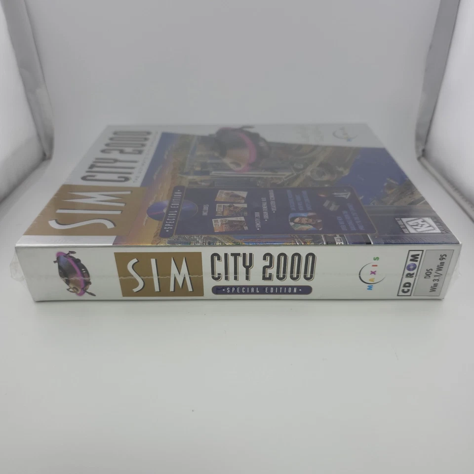 SimCity 2000: Special Edition, 1995, Big Box, New & Sealed - Image 4 of 4