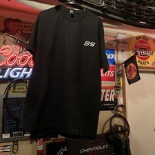 Camiseta GENUINA CHEVY Silverado 454 SS Negra ESTILO LOGOTIPO OBS V8 Chevrolet C/K 350