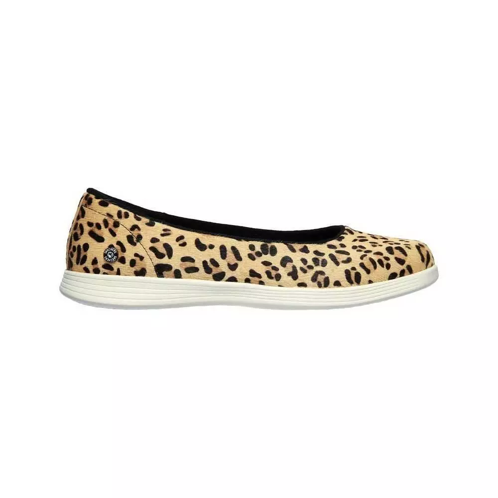 Skechers leopard cheap flats