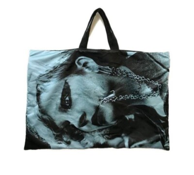 RAF SIMONS x EASTPAK Punk Poster Large Tote Shoulder Bag RAF SIMONS x EASTPAK Punk Poster Large Tote Shoulder Bag