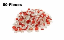 50 Pack 3 Port Wire IDC Telephone Data Gel Weather Resistant Splice Connector