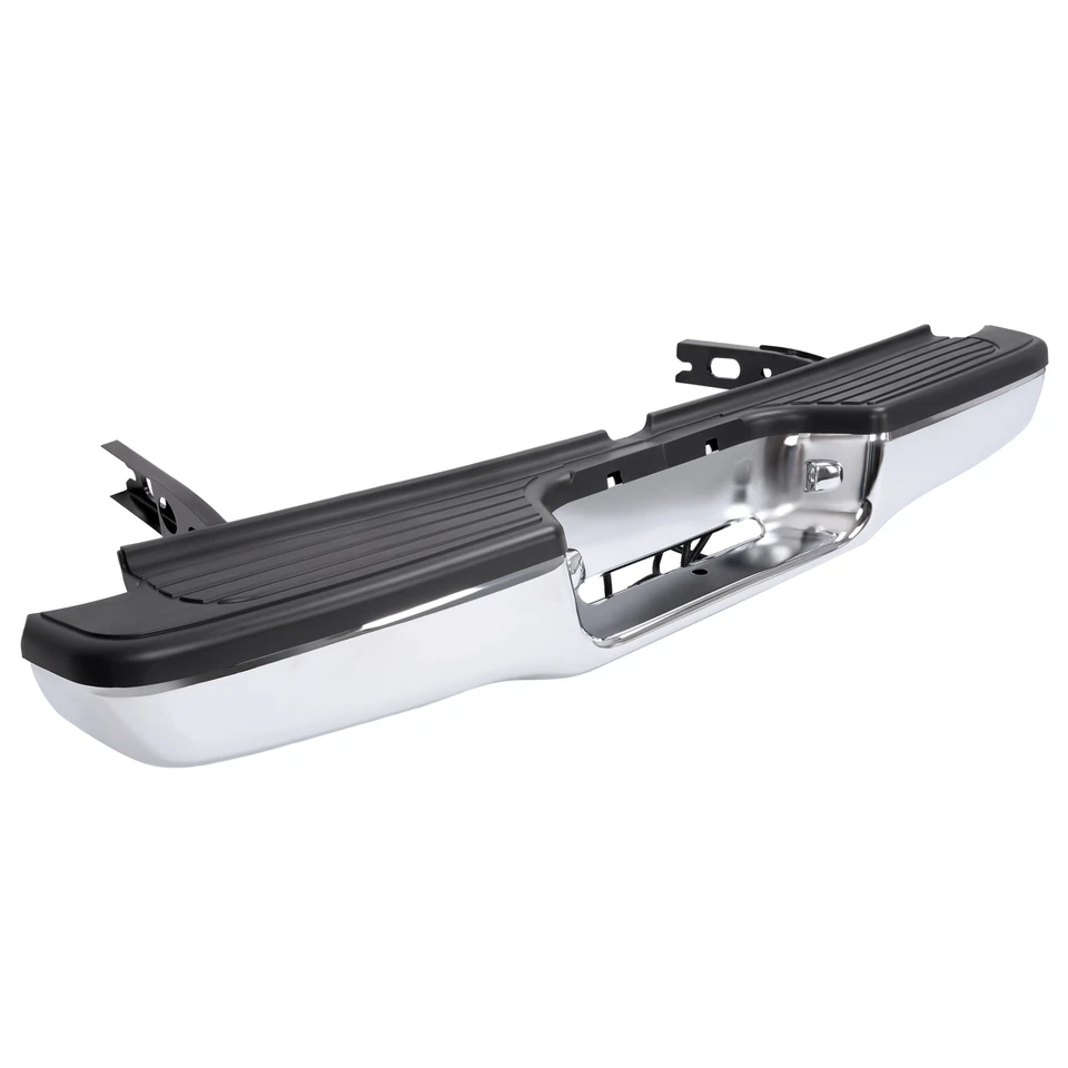 Chrome Complete Rear Step Bumper Assembly Fit For Toyota Tacoma Truck 1995-2004 - Image 3 of 4