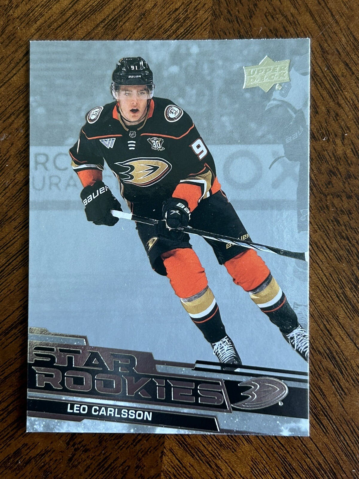 2023-24 Upper Deck NHL Star Rookies Box Set Leo Carlsson #7 Rookie RC Ducks