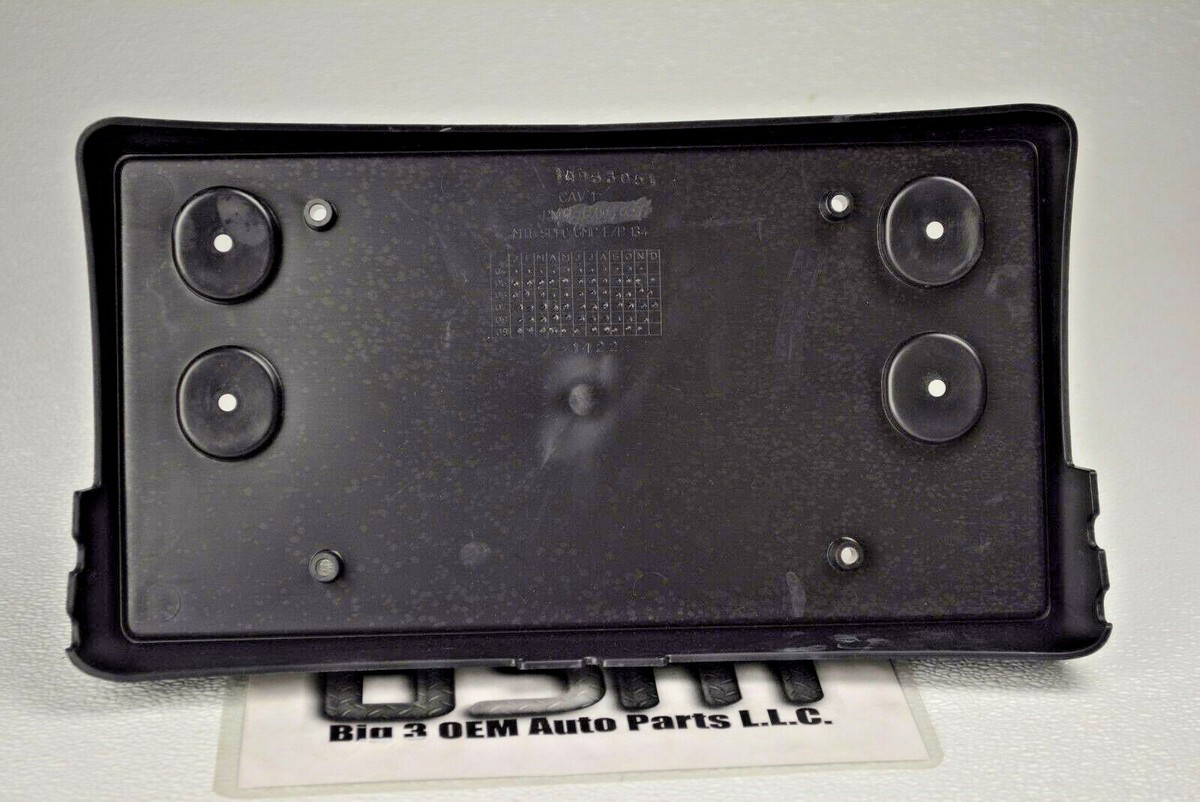 2006-2011 Cadillac DTS front bumper License Plate Mounting Bracket