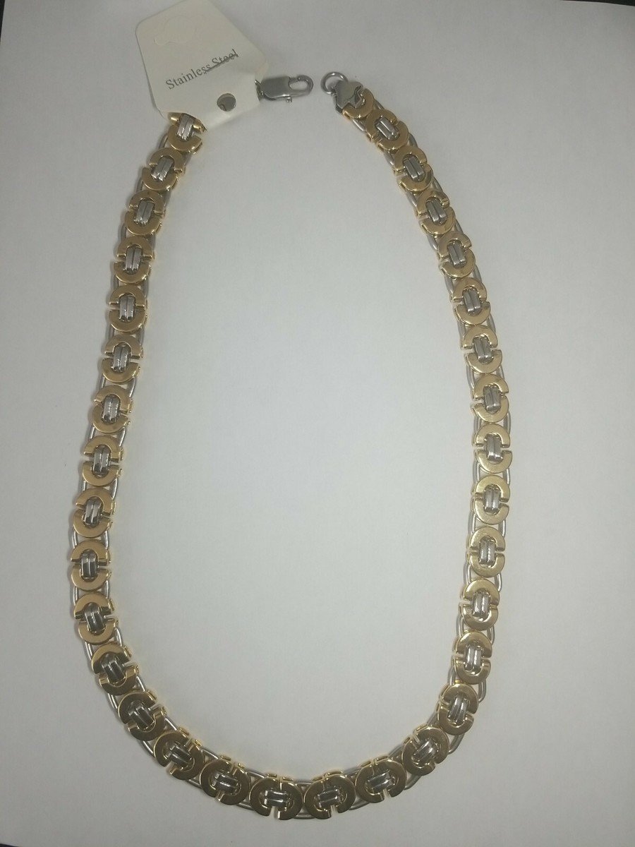 Konov Jewelry Stainless Steel Necklace Mens 22 Inch