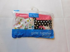 The Children's Place Girl's 2 pack pair Hipster Briefs XXS 2-3 underwear Panties